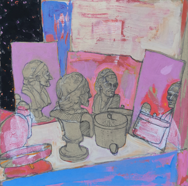 Invariant 2 - 24x24 - tempera